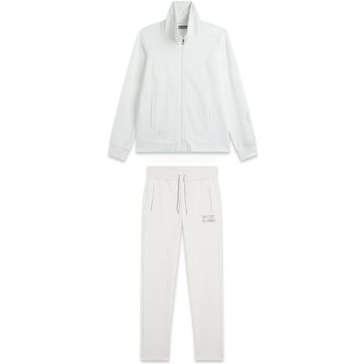 Freddy tuta donna zip e collo alto in felpa con dettagli paisley