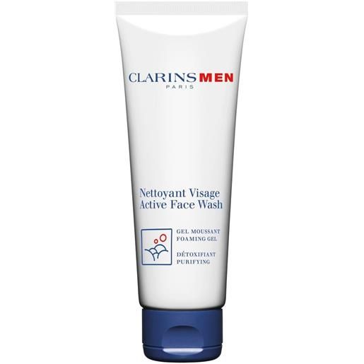 Clarins men nettoyant visage 125ml uomo - gel detergente viso