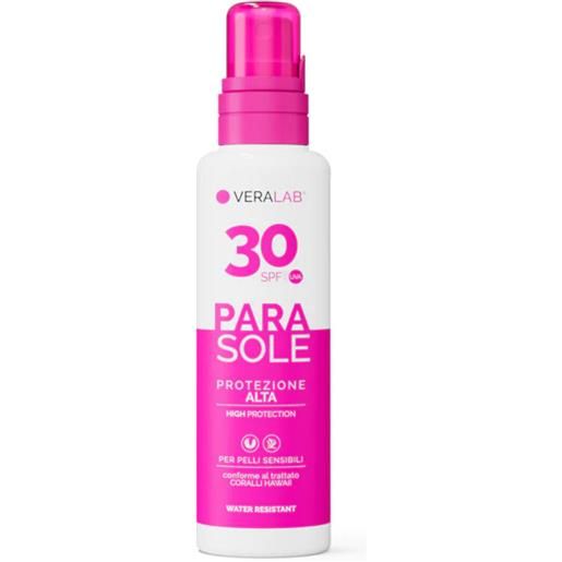 Veralab parasole 30 latte solare spray - spf 30 200ml - latte solare corpo alta prot. 