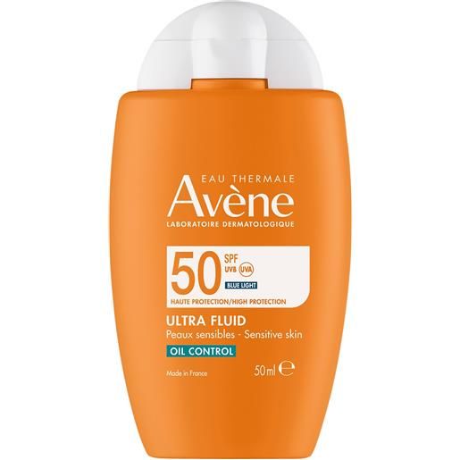 Avène ultra fluid oil control spf50 50ml - solare viso alta prot. 