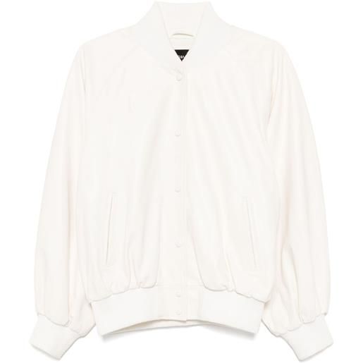 Cynthia Rowley bomber downtown in pelle - toni neutri