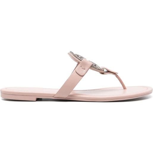 Tory Burch infradito miller pavé - rosa