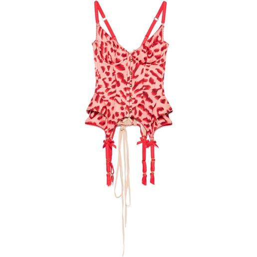 Maria Lucia Hohan corsetto wildcat - rosa