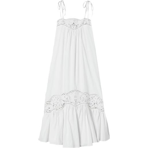 TWINSET abito in popeline - bianco