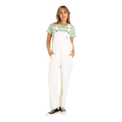 Hurley tuta di fornitura vestito casual, whitecap grigio, s donna