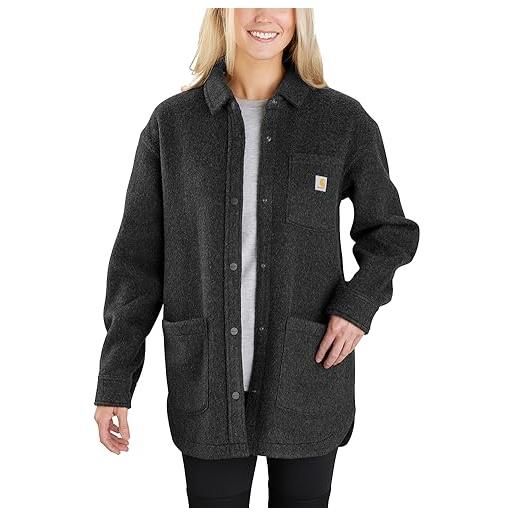 Carhartt wool blend - giacca da donna, nero mélange, m
