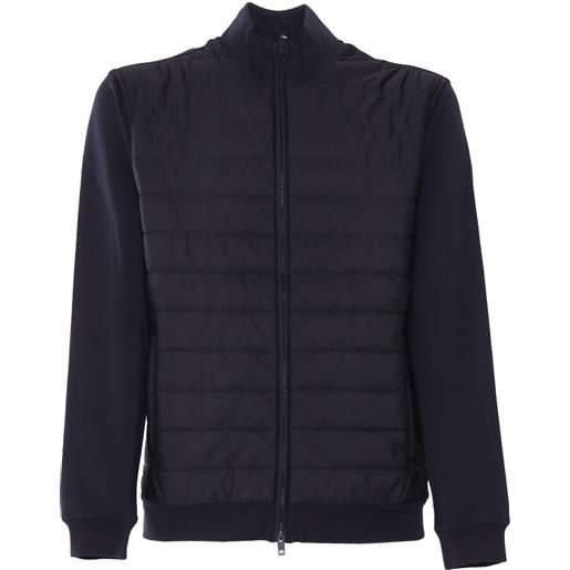 Fay felpa zip + trap. Davanti