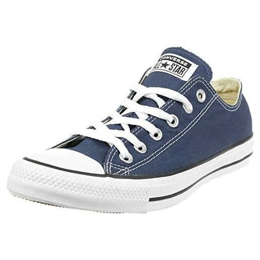 Converse chuck taylor all star core ox, sneaker unisex, blu, taglia 44.5