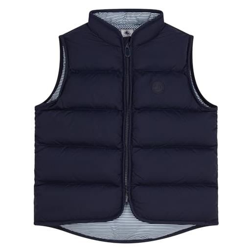Petit Bateau a0bbc piumino senza maniche, blu, 3 anni bambino