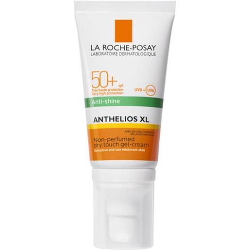 LA ROCHE-POSAY gel crema solare viso tocco secco anti-lucidità spf50+ senza profumo 50ml - solare viso alta prot. 