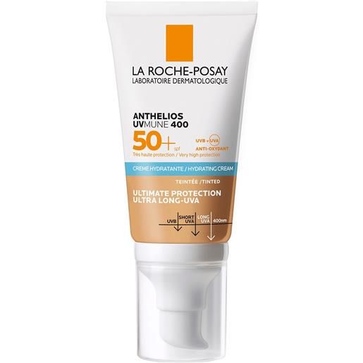 LA ROCHE-POSAY uvmune 400 crema idratante colorata spf50+ 50ml - solare viso alta prot. 
