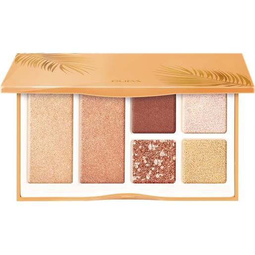 Pupa shine bright all in one sparkling palette viso e occhi 13.6 g