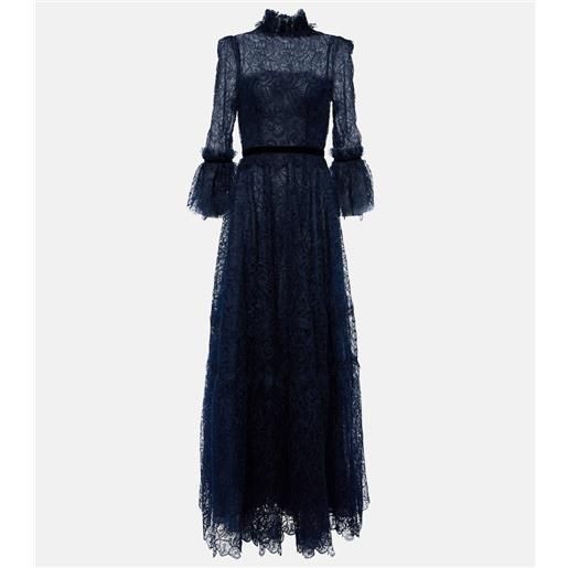 Costarellos abito lungo in pizzo