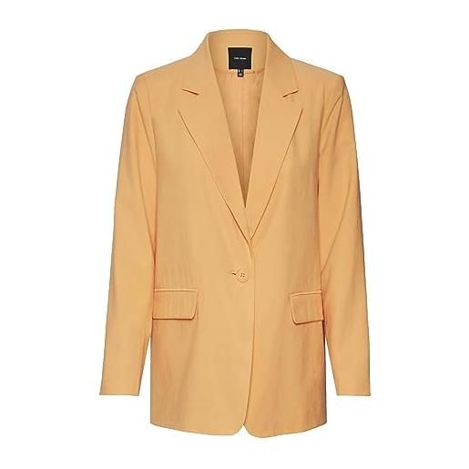 VERO MODA vmcarmen ls loose blazer noos, mock arancione, m donna