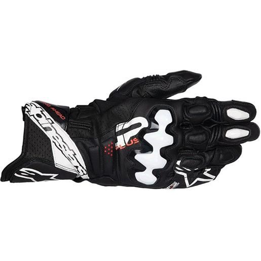 Alpinestars guanto pista gp plus r v3 - nero bianco