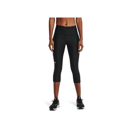Under Armour heat. Gear - pantaloni capri da donna a vita alta con tasche