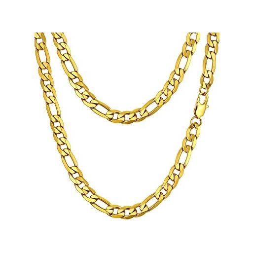 Collana Punk A Catena Con Graffetta, Oro, Anelli Spessi, Stile Boho, Girocollo Corto, Gioiello Minimalista Fatto A Mano, Vintage