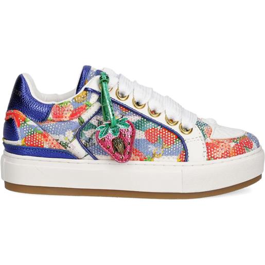 Kurt Geiger London sneakers con stampa floreale - bianco