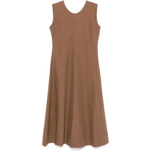 Skall Studio abito midi antonia - marrone