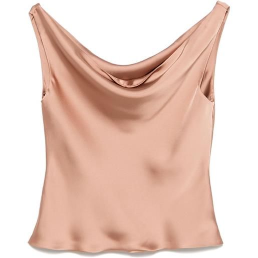 Norma Kamali top maria - marrone