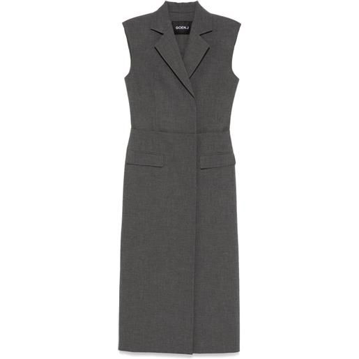 Goen.J abito stile blazer - grigio