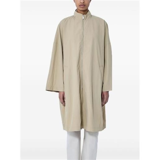 TOTEME cappotto con zip - toni neutri