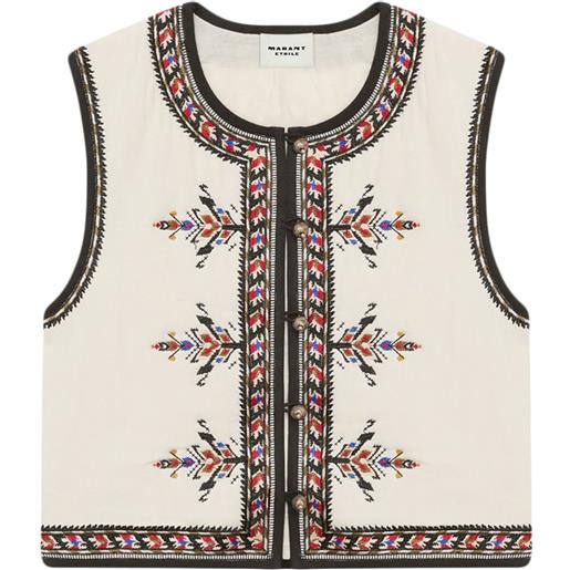 MARANT ÉTOILE cardigan zeana - bianco