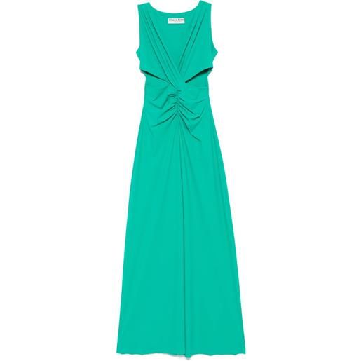 CHIARA BONI La Petite Robe abito naoya lungo - verde