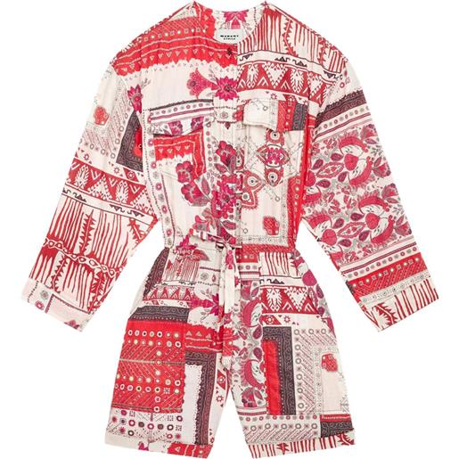 MARANT ÉTOILE tuta corta niely - rosso