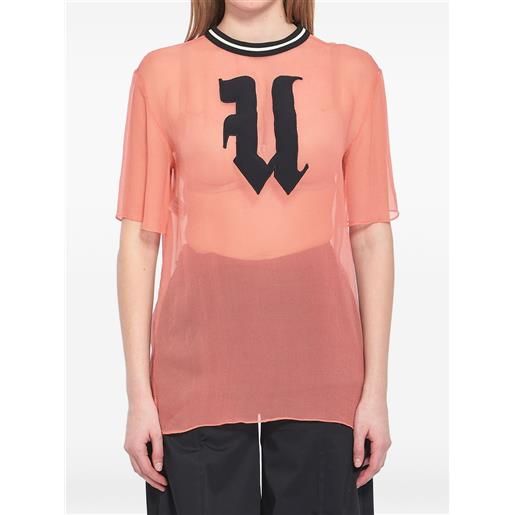 Ungaro t-shirt con applicazione - rosa
