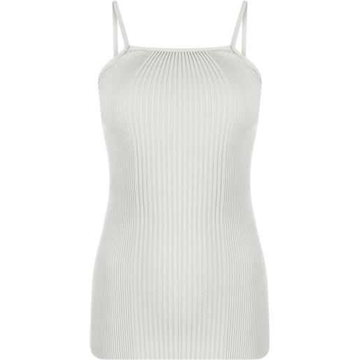 Low Classic canotta con scollo all'americana - verde