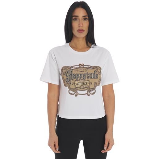 TWINSET ACTITUDE t-shirt TWINSET ACTITUDE stampata, colore bianco