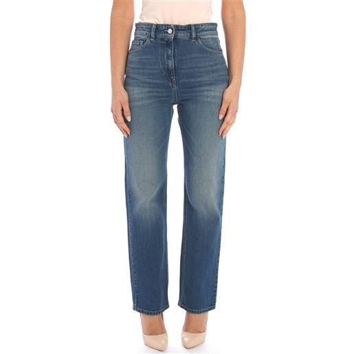 TWINSET ACTITUDE jeans TWINSET ACTITUDE gamba dritta, colore blu