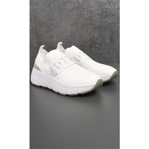 TWINSET running TWINSET in tessuto con logo, colore bianco