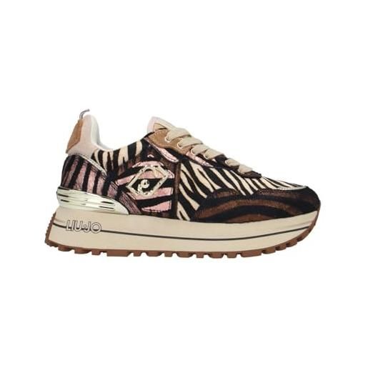 Liu Jo Jeans liu jo scarpe maxi wonder 01 sneakers donna pelle beige 40