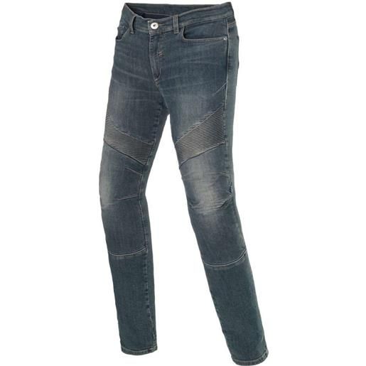 Clover jeans moto Clover sys pro 2 denim blu scuro