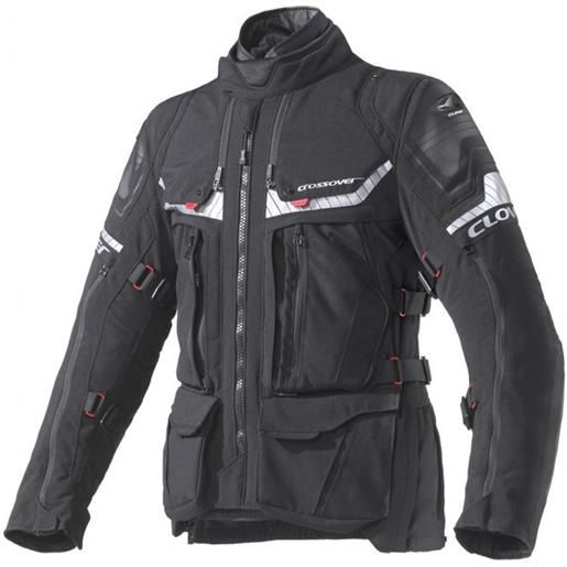 Clover giacca moto Clover crossover 4 wp airbag nero