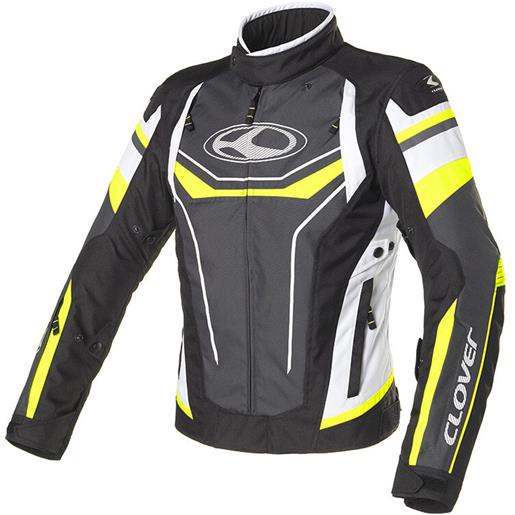 Clover giacca moto Clover airblade 4 sport bianco giallo