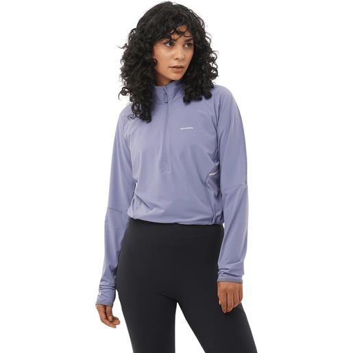 SALOMON sense aero hybd cp plvr w maglia running donna