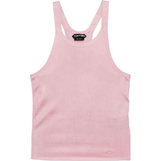 TOM FORD canotta in maglia - rosa