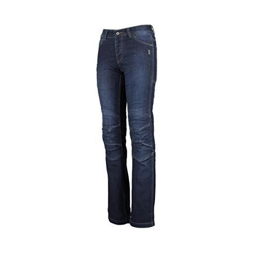OJ - jeans 4 stagioni impermeabile tessuto esterno in denim elasticizzato bluster lady, blu, 50