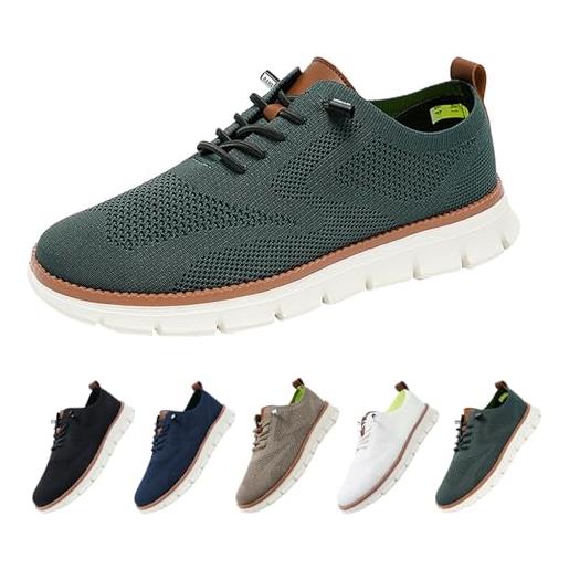 generisch scarpe da uomo in tessuto traspirante lavorato a maglia scarpe stringate formali moderne classiche per il tempo libero scarpe breeze scarpe da uomo, scarpe wearbreeze, scarpe urbane e ultra