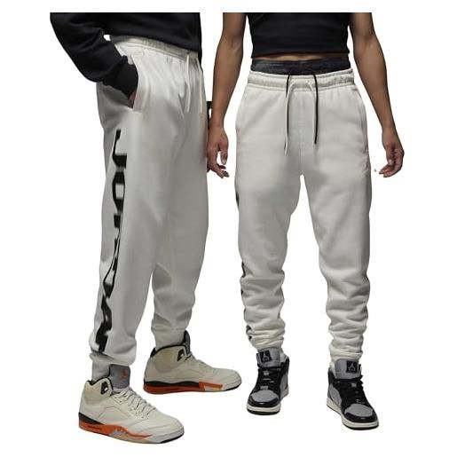 NIKE jordan pantaloni da uomo in fleece mvp panna taglia m codice fv7229-133