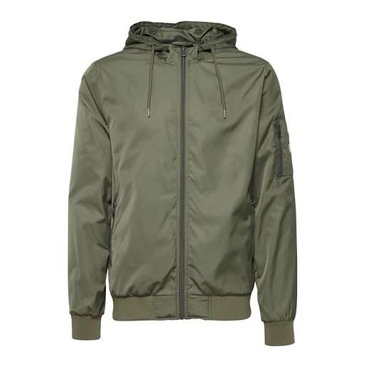 b BLEND blend razy giacca di mezza stagione piumini giubotto da uomo con cappuccio, taglia: m, colore: phantom grey (70010)