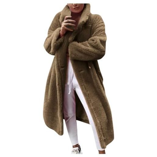 KHIRVWL offerte del giorno felpe con cappuccio donna 2024 offerta felpa in pile patchwork manica lunga felpe donna con zip autunno invernale felpa pelosa casual giacca teddy outwear caldo cappotti