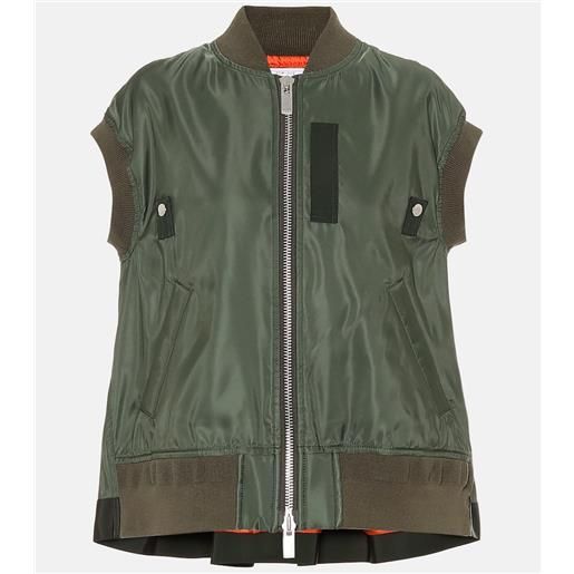 Sacai gilet in tessuto tecnico