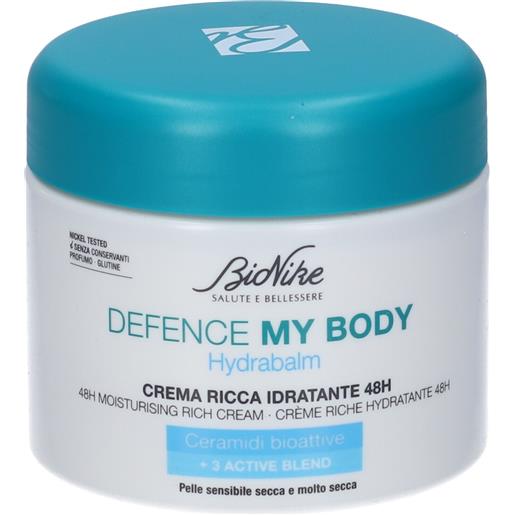 I.C.I.M. (BIONIKE) INTERNATION bio. Nike defence my body hydrabalm crema ricca idratante 48h 320 ml