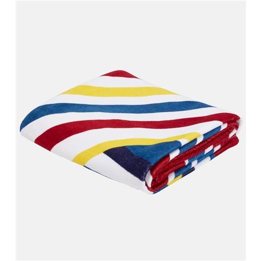 Loro Piana telo mare in cotone a righe