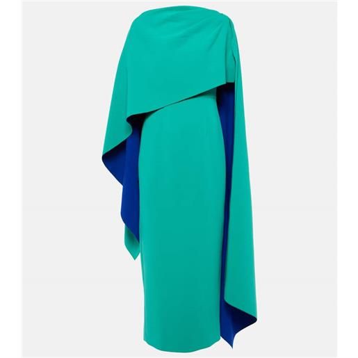 Roksanda abito lungo demetria con mantella