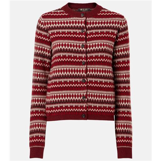 Loro Piana cardigan alpe pile in cashmere